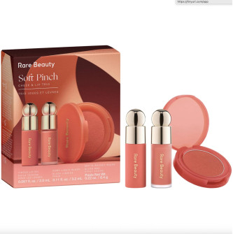 SOFT PINCH CHEEK E LIP TRIO - KIT RARE BEAUTY
