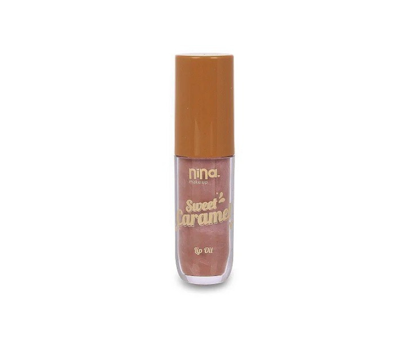 LIP OIL SWEET CARAMEL MAUVE - NINA MAKEUP LIP OIL SWEET CARAMEL MAUVE - NINA MAKEUP