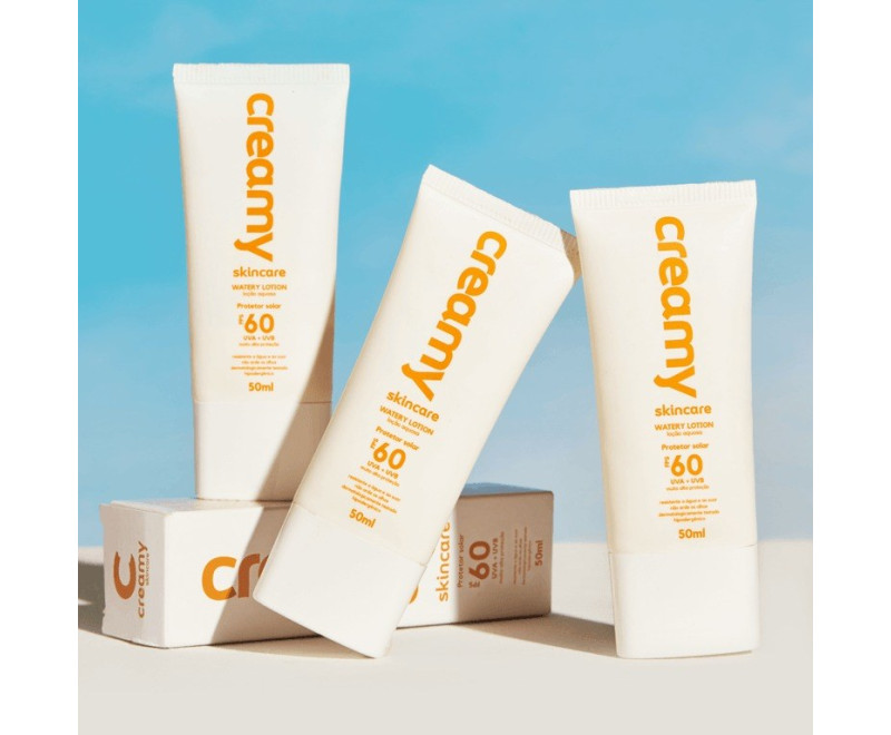 PROTETOR SOLAR FPS 60 WATERY LOTION 50ML - CREAMY PROTETOR SOLAR FPS 60 WATERY LOTION 50ML - CREAMY