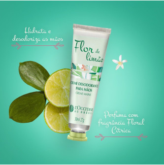 CREME DESODORANTE DE MAOS FLOR DE LIMAO 30MLL - LOCCITANE