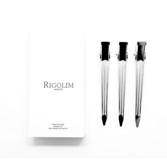 Clipe de metal número 07 caixa com 06un Rigolim Hair & Co