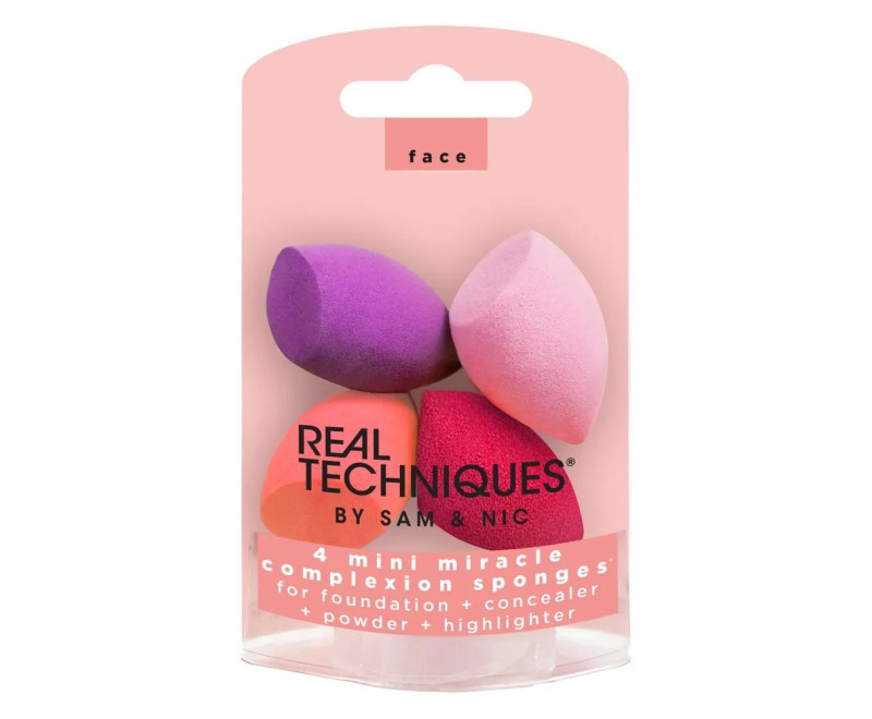 MINI MIRACLE COMPLEXION 4 ESPONJAS - REAL TECHNIQUES MINI MIRACLE COMPLEXION 4 ESPONJAS - REAL TECHNIQUES