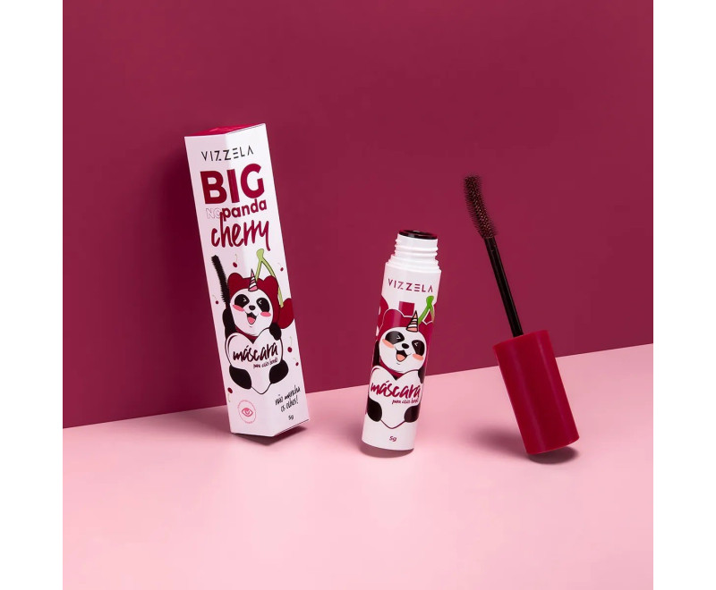BIG NO PANDA CHERRY - BORDO MÁSCARA PARA CÍLIOS BIG NO PANDA CHERRY - BORDO MÁSCARA PARA CÍLIOS