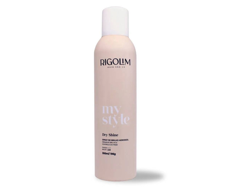 SPRAY DE BRILHO - RIGOLIM HAIR AND CO DRY SHINE 300ml SPRAY DE BRILHO - RIGOLIM HAIR AND CO DRY SHINE 300ml