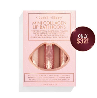 MINI COLLAGEM LIG BATH ICONS KIT TRIO CHARLOTTE TILBURY.
