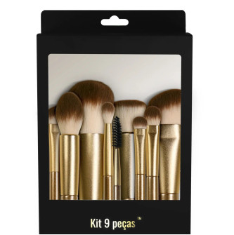 KIT PINCEIS 9 PCS STARTING PRO DAY MAKEUP
