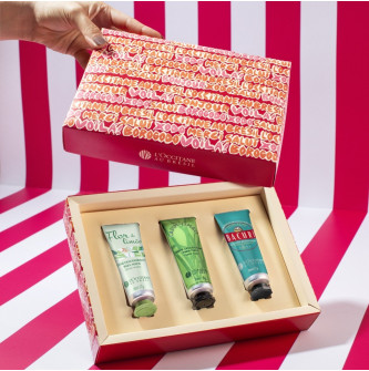 CAIXA TRIO CREME MAOS - LOCCITANE