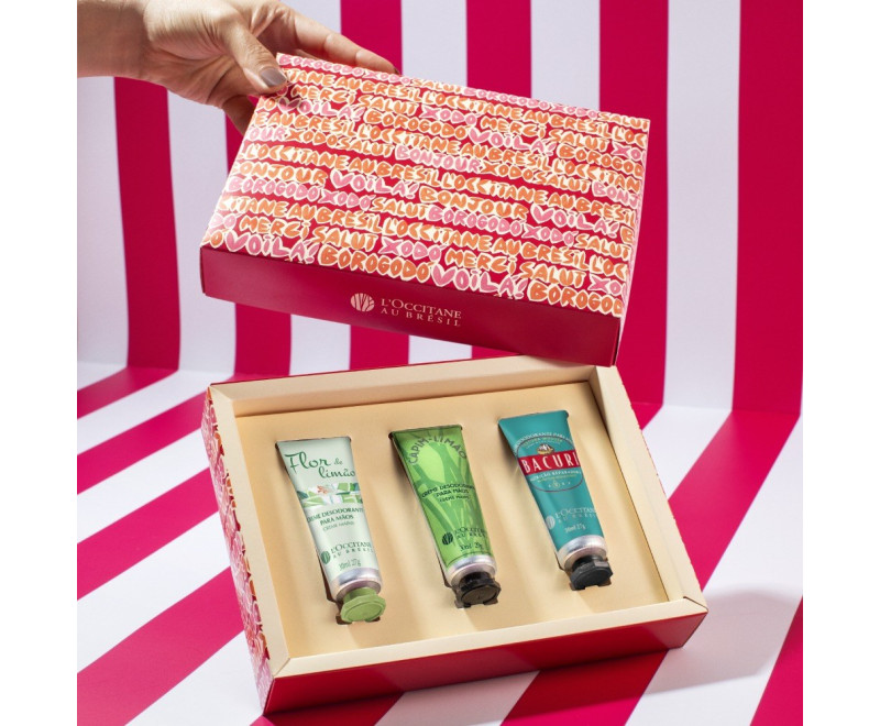 CAIXA TRIO CREME MAOS - LOCCITANE CAIXA TRIO CREME MAOS - LOCCITANE