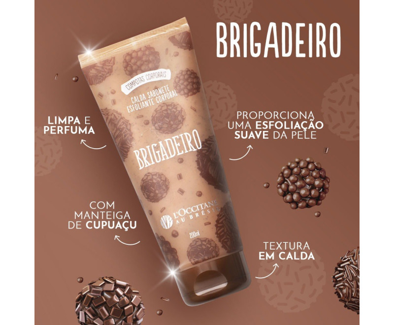CALDA ESFOLIANTE CORPORAL BRIGADEIRO 200ML - LOCCITANE CALDA ESFOLIANTE CORPORAL BRIGADEIRO 200ML - LOCCITANE