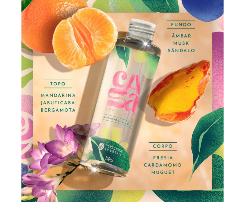 REFIL DIFUSOR BATE-PAPO NA VARANDA 200ML - LOCCITANE REFIL DIFUSOR BATE-PAPO NA VARANDA 200ML - LOCCITANE