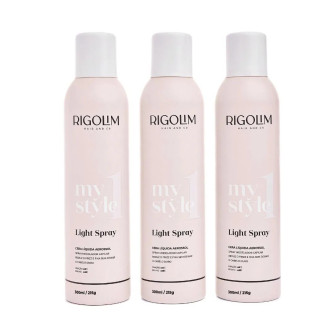 KIT REPOSIÇÃO LIGHT SPRAY - RIGOLIM HAIR AND CO 300ML (3 PRODUTOS)