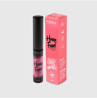 ROSA DELINEADOR COLORIDO HAVE FUN VIZZELA