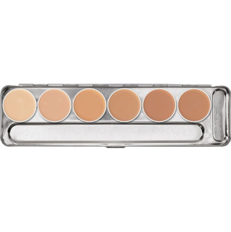 PALETA 6 CORES D1W - D6W DERMACOLOR KRYOLAN