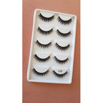 E01 CARTELA DE CILIOS