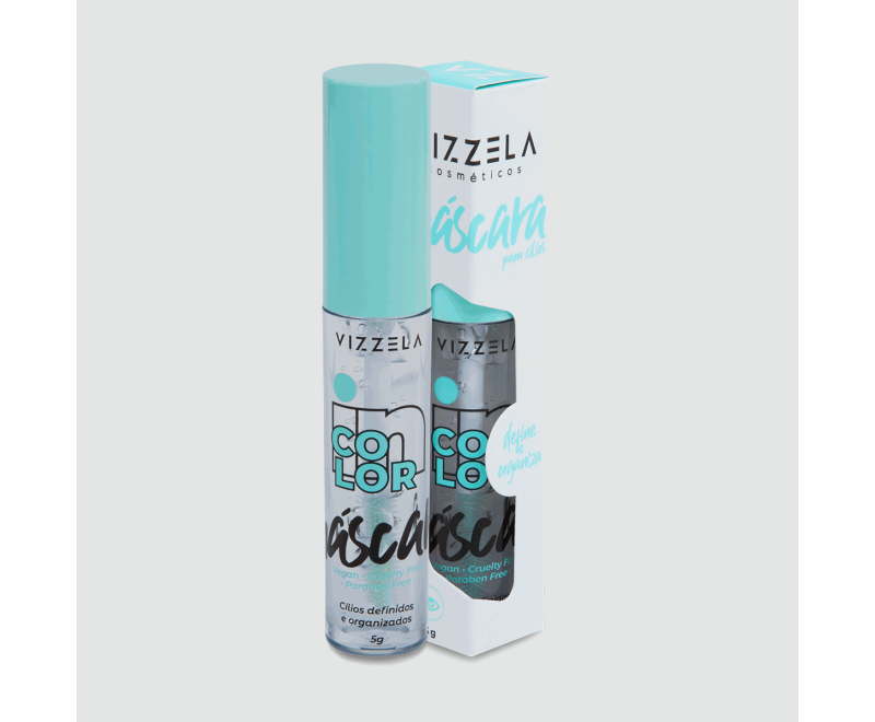 MASCARA CILIOS INCOLOR - VIZZELA  MASCARA CILIOS INCOLOR - VIZZELA
