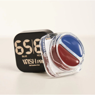 65/66 DUO GEL DELINEADOR WISH BLUE/RED MOUSSE - MICHELLY PALMA 
