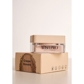 CREPE ROSATO - PÓ AVELUDADO MICHELLY PALMA - WISH PRO VELLUTO PURE POWDER 16G 