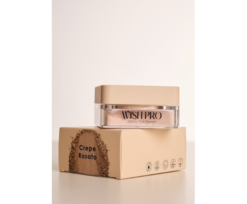 CREPE ROSATO - PÓ AVELUDADO MICHELLY PALMA - WISH PRO VELLUTO PURE POWDER 16G CREPE ROSATO - PÓ AVELUDADO MICHELLY PALMA - WISH PRO VELLUTO PURE POWDER 16G