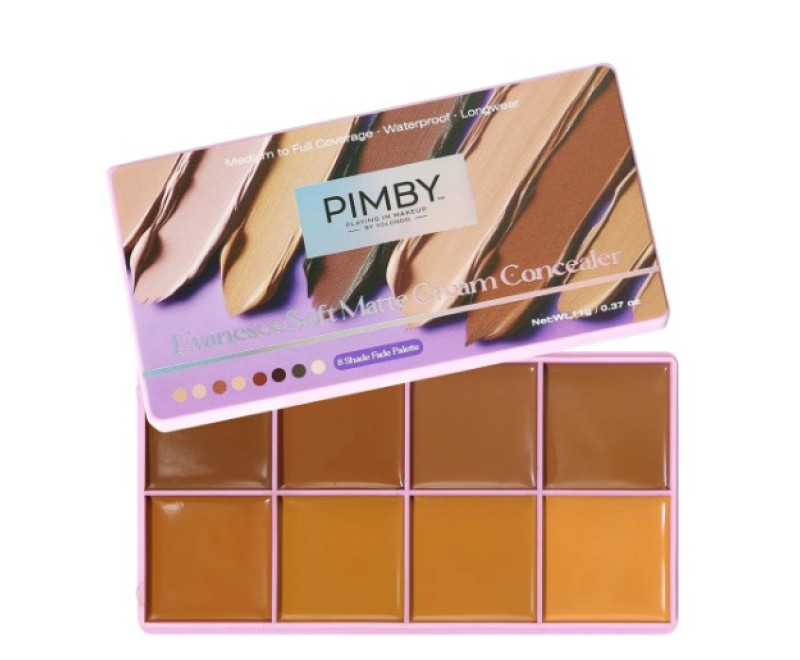 DARK EVANESCE SOFT MATTE CREAM CONCEALER - PALETA CORRETIVO PIMBY DARK EVANESCE SOFT MATTE CREAM CONCEALER - PALETA CORRETIVO PIMBY