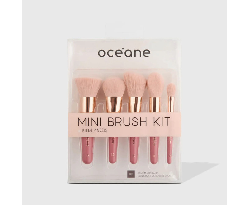 MINI BRUSH KIT- KIT DE 5 PINCEIS OCEANE MINI BRUSH KIT- KIT DE 5 PINCEIS OCEANE