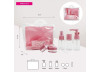 KIT FRASCOS VIAGEM 7 PEÇAS ROSA AKM20903 - Jacki Design